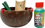 Dr Zigs Eco Giant Bubble Kit - Coconut Set - Renewable Bucket, Sustainable Wands and Professional Grade Solution.