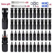 600/400/10 Pcs Photovoltaic Solar Connector Kit 1000V 30A Panel for PV/MC Cable