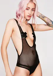In Suspense Fishnet Bodysuit