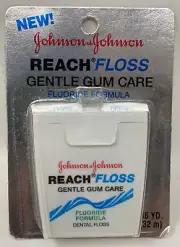 J & J Listerine REACH Gentle Gum Care Fluoride Formula Woven Dental Floss 35yd