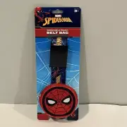 Marvel Spider-Man Kids Child Boy's Belt with Removable Zip Pouch Bag Ages 3+ NEW