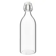 KORKEN Bottle with stopper, clear glass - Order here