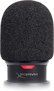 SUNMON SoloCast Microphone Windscreen - Gaming Mic Foam Covers ，Mic Foam Cover Pop Filter Compatible with HyperX SoloCast White by