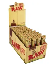 Organic Hemp Raw Cones - Kingsize - 32pk Display