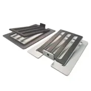 Metal Desktop Speaker Stand With AntiVibration Foam For 2-3Inch Computer