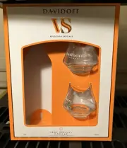 Davidoff VS Cognac Gift Box w/ 2 Branded Sipping Glasses NO BOTTLE Very Special