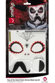 Day of the Dead Senor Bones Costume Makeup Kit