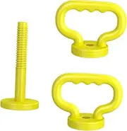 Perfeclan 2 Pieces Adjustable Kettlebell Handles Kettlebell Grips Multifunction Dumbbell Converters for Bodybuilding Competition Travel