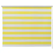 FRIDANS block-out roller blind, white yellow/striped, 120x195 cm