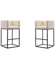 Manhattan Comfort Set of 2 Embassy Bar Stools