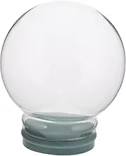Empty Glass Snow Globe Craft Snow Globe Snowglobe Kit DIY Snowglobe Kit Play for Crystal Ball Prop Glass Transparent
