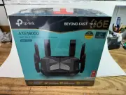 Tp-Link Archer AXE300 AXE16000 Quad Band 16 Stream Wifi Router 6E New Sealed
