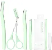 Hogvinnatil Eyebrow Scissors with Comb Eyebrow Set for Women Grooming | Eyebrow Trimming Kit Comb Scissors | Eyebrow Set for Men and Women, Eyebrow Trimmer for Women Removal