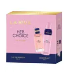 LA RIVE HER CHOICE FOR WOMEN淡香精禮盒(100ML+噴霧150ML) 福袋