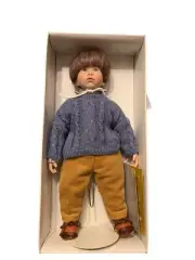 Vintage Wiltrud Stein Sigikid Doll Tim, German Collectible Doll, Original Box