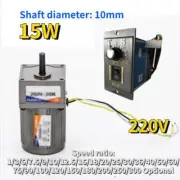 15W AC Adjust Speed Controller Electric Motor Variable Adapter Gear Motor Box