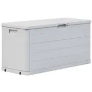 Garden Storage Box 280 L Light Grey vidaXL