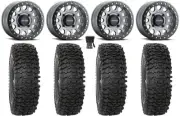Method 401 Bdlk 15x6 Wheels Ti 32" RC500S Sticky Tires RZR XP 1000 / PRO XP