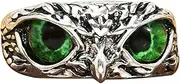 [VOLURE] Finger Joint, Ring Toe Ring,Rings,Retro Unisex Owl Ring Ring Eye Adjustable Opening Multicolor Rings Rings for Teen Boys 13-17