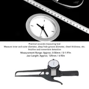 Outside Dial Caliper Gage 0-50mm X 125mm External Straight Down Curved Up Tool