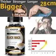 Black Maca Capsules - Enhance Energy, Stamina, Strength and Sexual Health