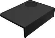Coffee Tamper Mat Food Safe Silicone Non-Slip Espresso Tamping Pad Black