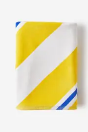 [Body] Body - Cotton Beach Towel - Diagonal stripe yellow OS DIAGONAL STRIPE YELLOW