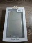 New! Incipio Design Glam Case for Apple iPhone X / XS Iridescent White Glitter