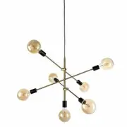 Fiorentino Radiant 7 Light Contemporary Pendants-Gold