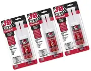 J-B Weld 50112 ClearWeld Quick-Setting Epoxy Syringe - Dries Clear - 25 ml (3...