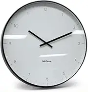 salt&pepper Elio Clock, 40.5cm, White