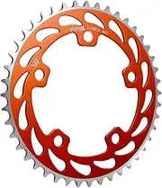 Helix Chainring 44T 1/8" 110mm BCD 5 Arm Hole Old School BMX Single Speed Fixie, Orange, WFS3061-BO