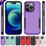 For iPhone 16 15 14 13 12 11 Pro Max XR Case Heavy Duty Shockproof Rugged Cover