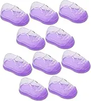 TEHAUX 10 Pcs Candy Box Boxes Bags Mini Bottles Girl Party Favors Shower Shoes Shower Candy Bottle Purple