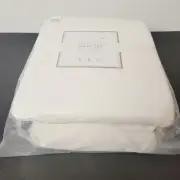 NWT Pottery Barn Teen Certified Organic Essential Jersey White XL Twin Sheet Set