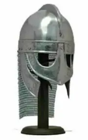 Chainmail, Medieval Norman Knight Battle Armor Costume Helmet