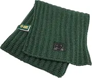 IMMA AS Roma ASR Leather Patch Knitted Scarf – Dark Green
