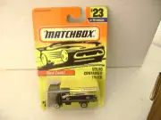 1996 MATCHBOX SUPERFAST #23 VOLVO CONTAINER TRUCK NEW ON CARD