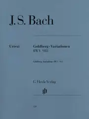 J.S. Bach Goldberg Variations BWV 988 Piano Solo Sheet Music Henle Urtext Book