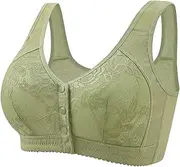 [Generic] Womens Bras Multipack Sports Bra High Impact Strapless for Women Backless Push Up with Clear Back 36E Front Fastening Comfort Pack White Lace Non Wired Ladies Full Support