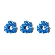 3x AFL North Melbourne Kangaroos Scrunchie 10cm Ponytail Women Hair Accessory