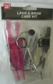 Eyelash Brow Mirror Tweezer Curler Shaper Spoolie Care Tip Care Kit Set