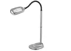 LIGHT IT! by Fulcrum MultiFlex LED Floor Magnifier Lamp Silver Single Pack