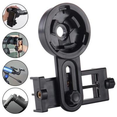 Universal Telescope Phone Adapter Mount Holder Clip Bracket for Binocular