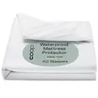 Coop Home Goods Ultra Tech Waterproof Mattress Protector Queen, Smooth Top Ma...