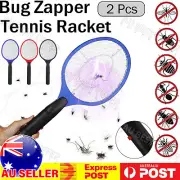 2pcs Fly Swatter Mosquito Bug Insect Kill Zapper Racket Randomly Colour AUS