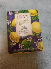 Vintage Crabtree Evelyn Citrus Travel Towelettes Lemon 10 1995 Made in France
