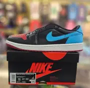WMNS AIR JORDAN 1 RETRO LOW OG "NC TO CHI" 2023 SZ 11/ 9.5(M) CZ0775-046 DS