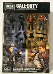 Mega Construx Call of Duty Special Forces Seals vs Submariners #GFW67 105 Pc NIB
