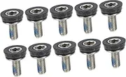 10pcs Bicycle Screw Quad Bicycle Hand Brake Bicycle Bottom Bracket Bike Brake Levers Brake Lever Screws Bicycle Trailer Rain Cover Handle Bike Bottle Bike Screws Kit Steel Black